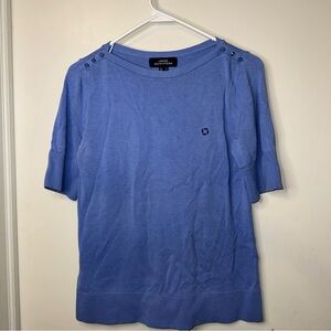 Chase Lands' End Light Blue Knit Top (S)